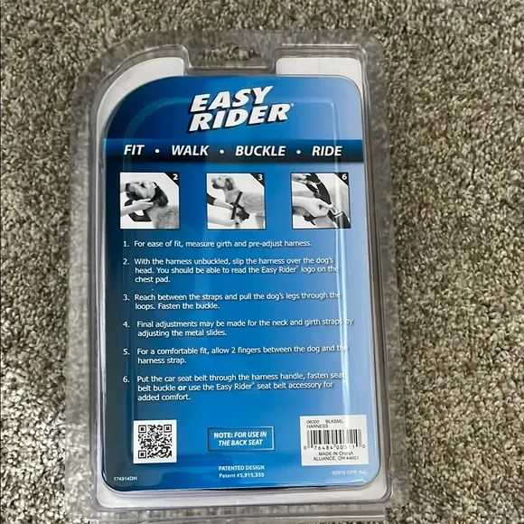 Easy Rider Car Harness for Pets - Picture 2 of 3